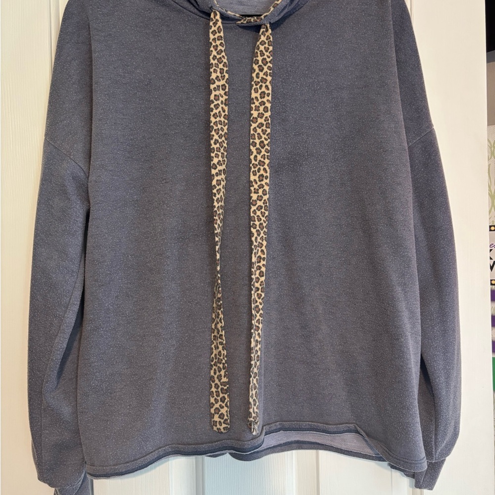7th Ray Gray Purple Sweater